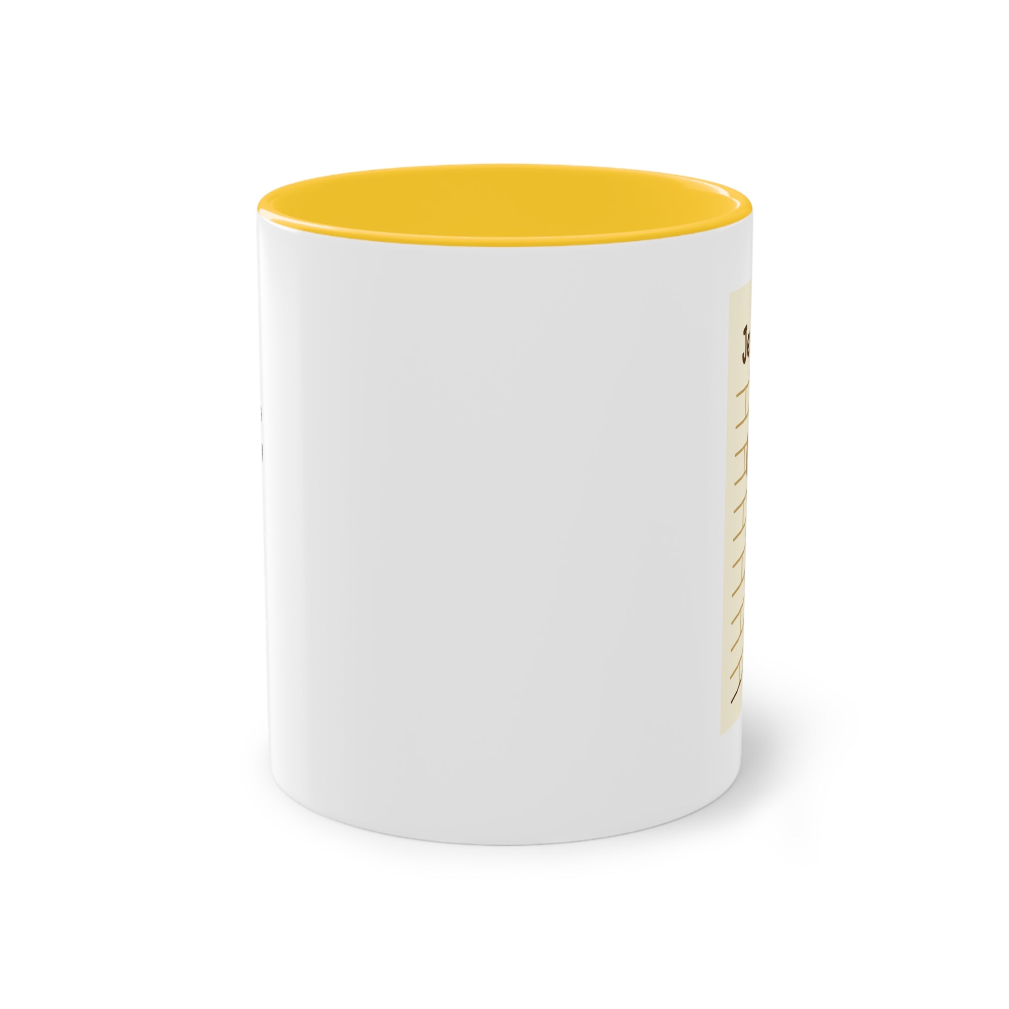 Coffee Mug, "JE BOUDE"