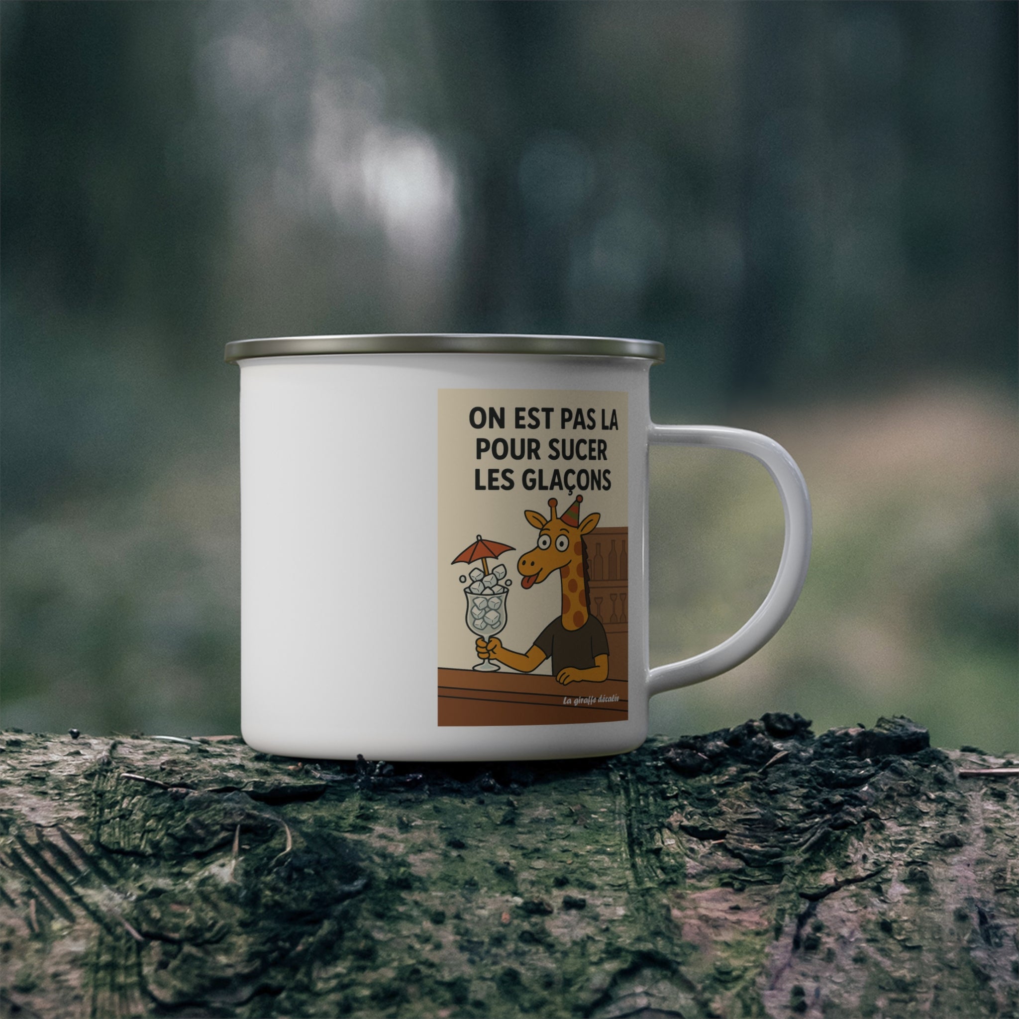 Camping Mug "SUCER LES GLACONS"