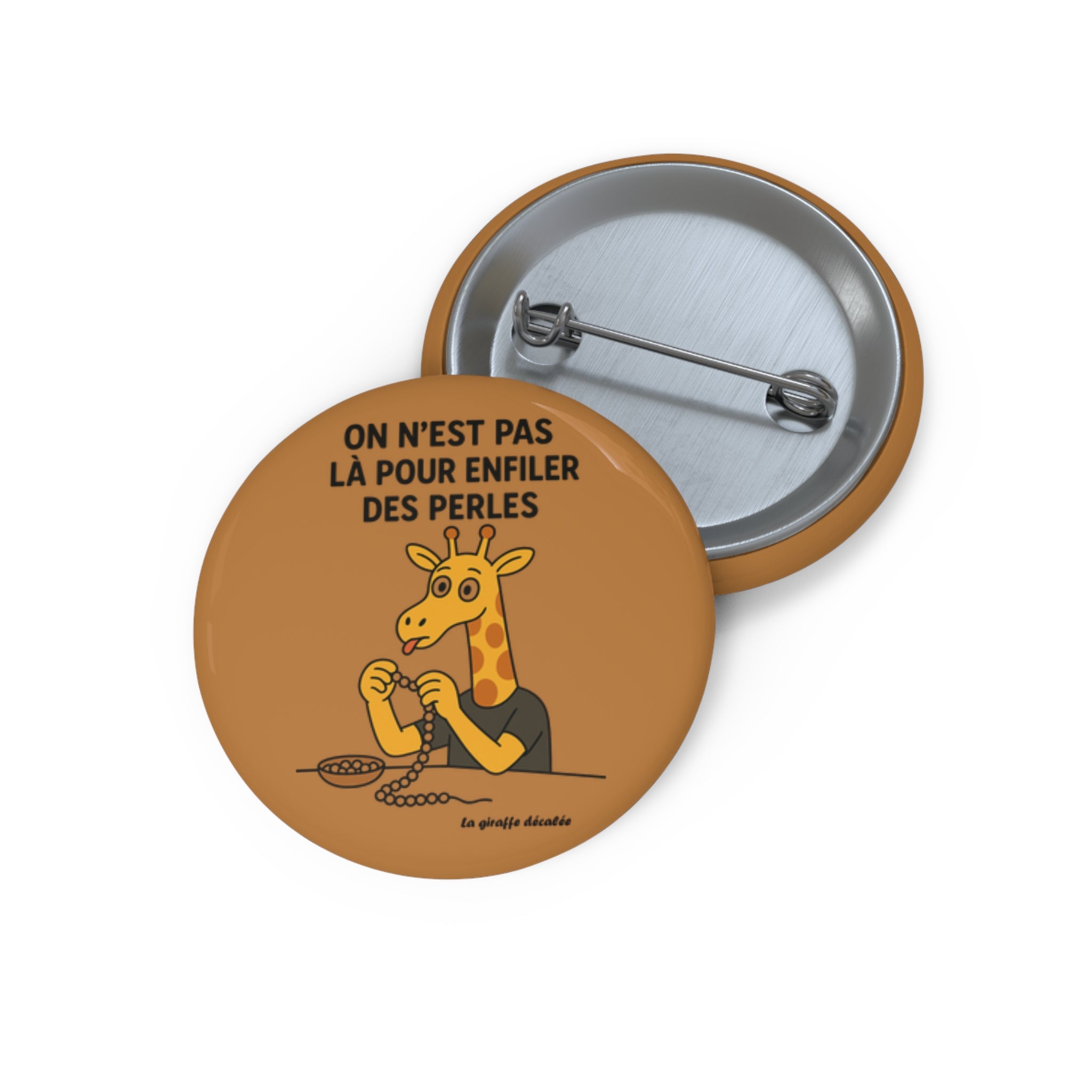 Pin Buttons "ENFILER DES PERLES"