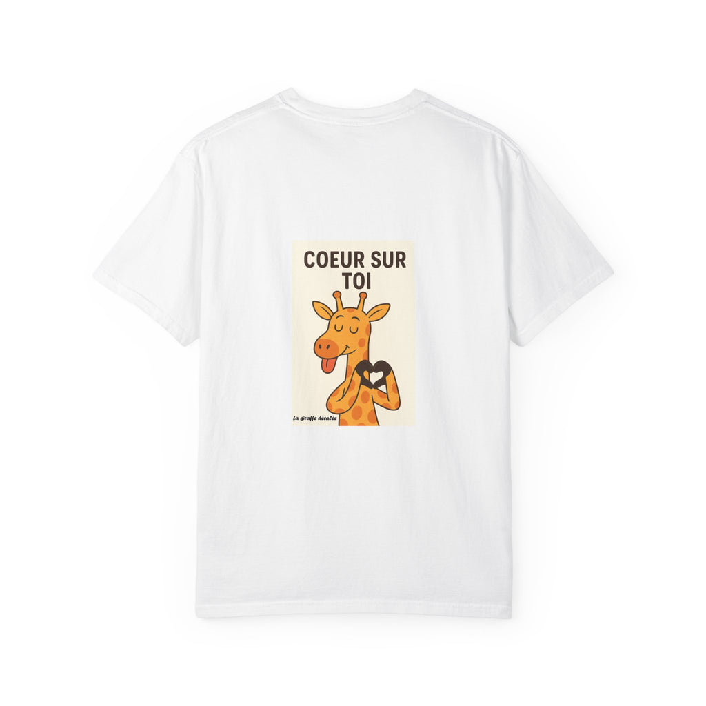 Unisex T-shirt "COEUR SUR TOI"