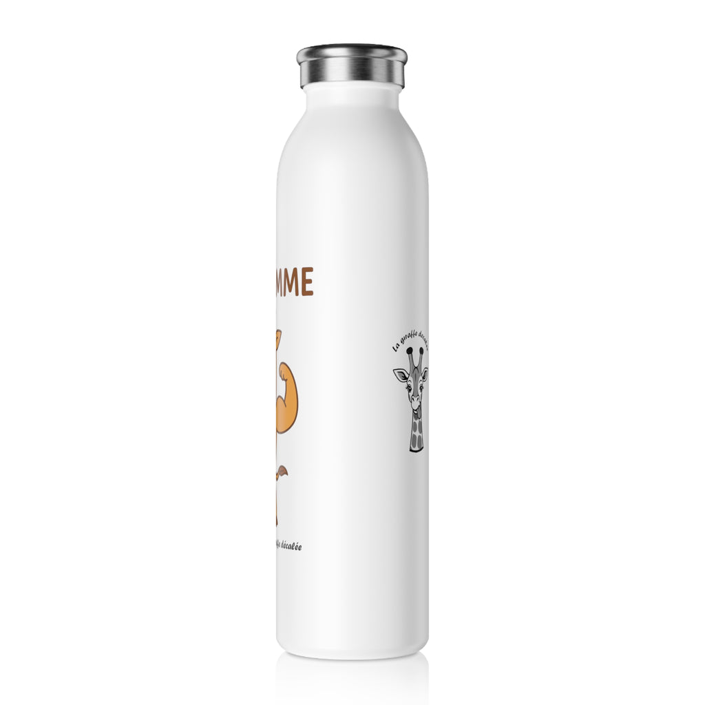 Slim Water Bottle "BONHOMME"