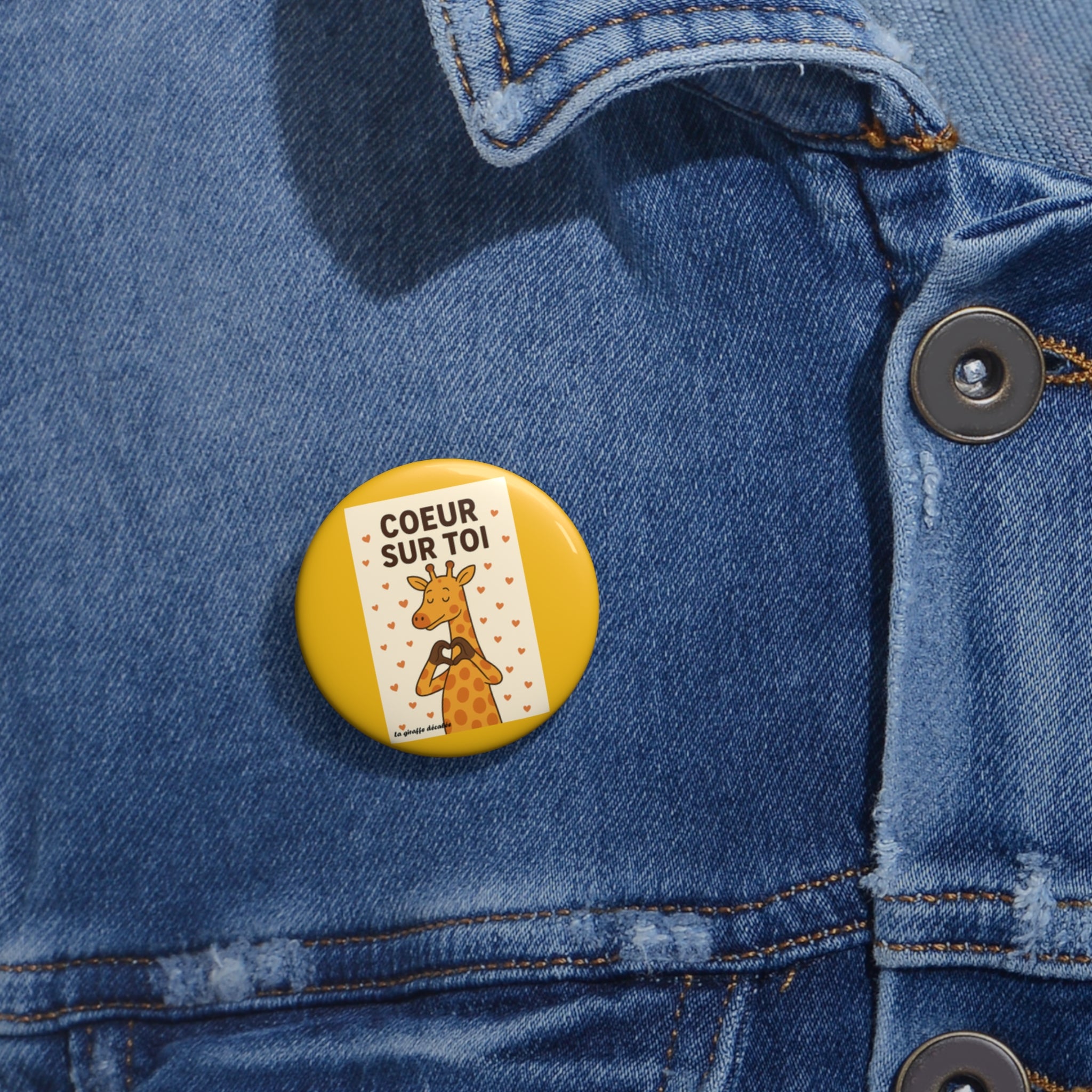 Pin Buttons "COEUR SUR TOI 1"
