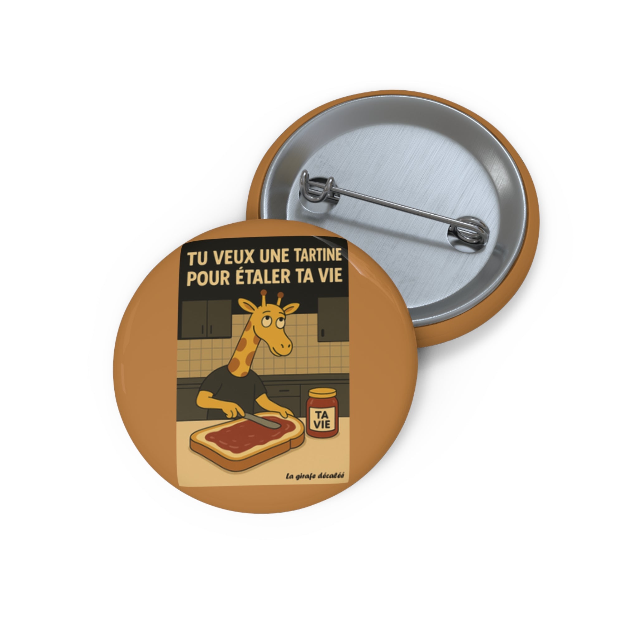 Pin Buttons "LA TARTINE"