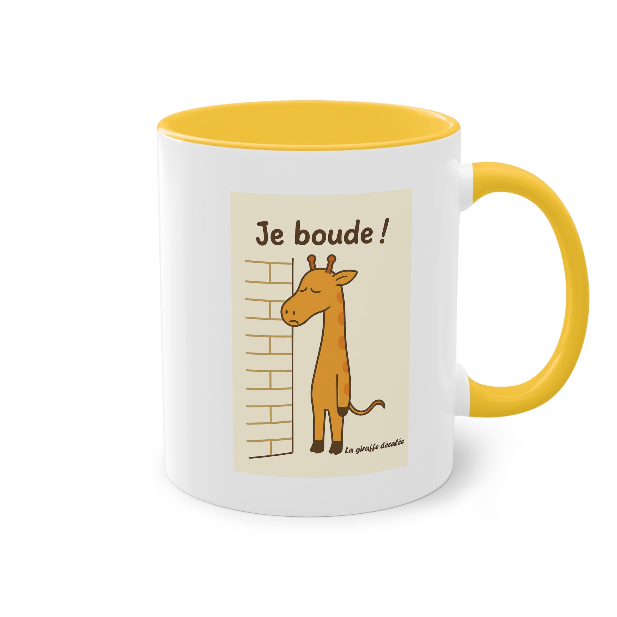 Coffee Mug, "JE BOUDE"