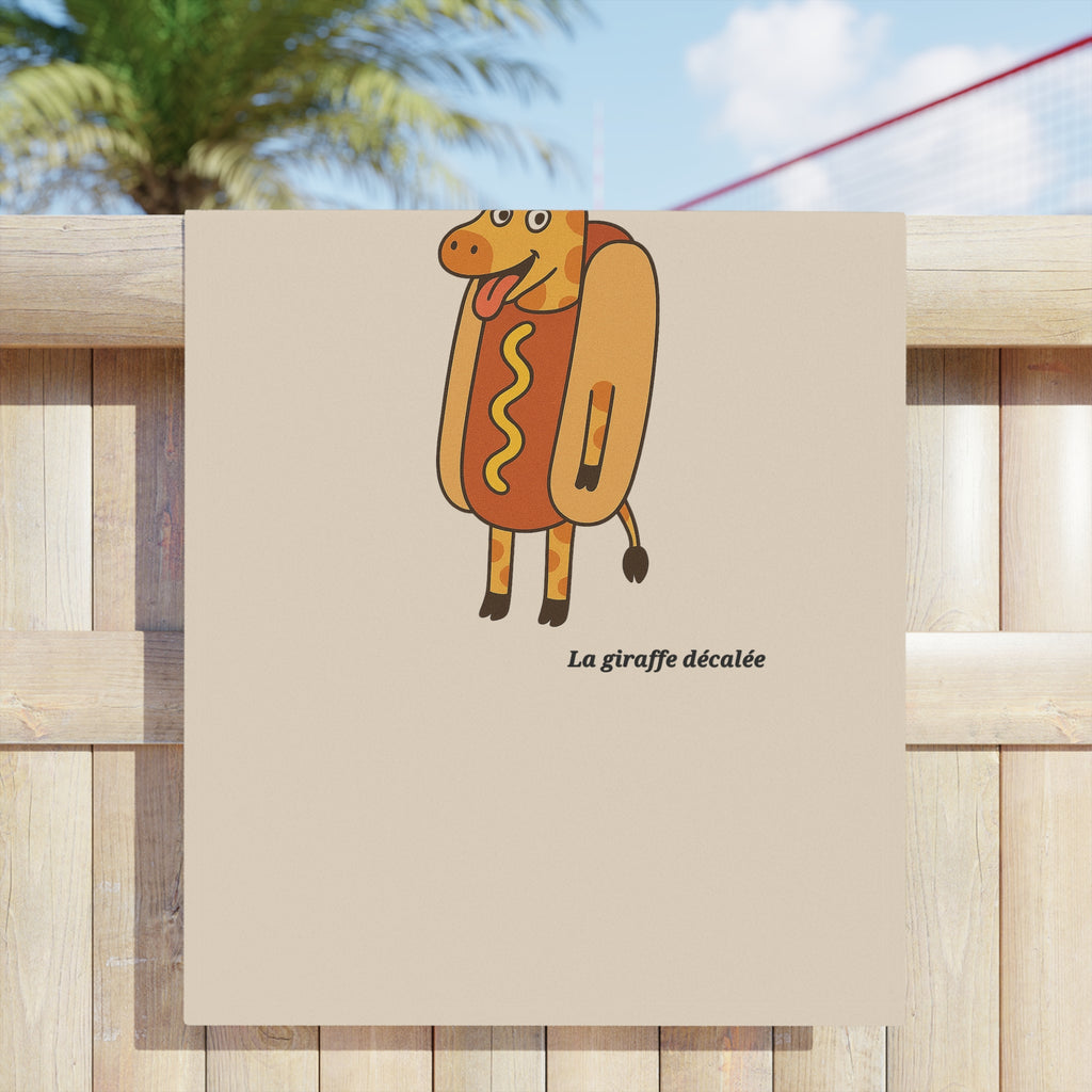 SERVIETTE DE PLAGE "MERGUEZ"