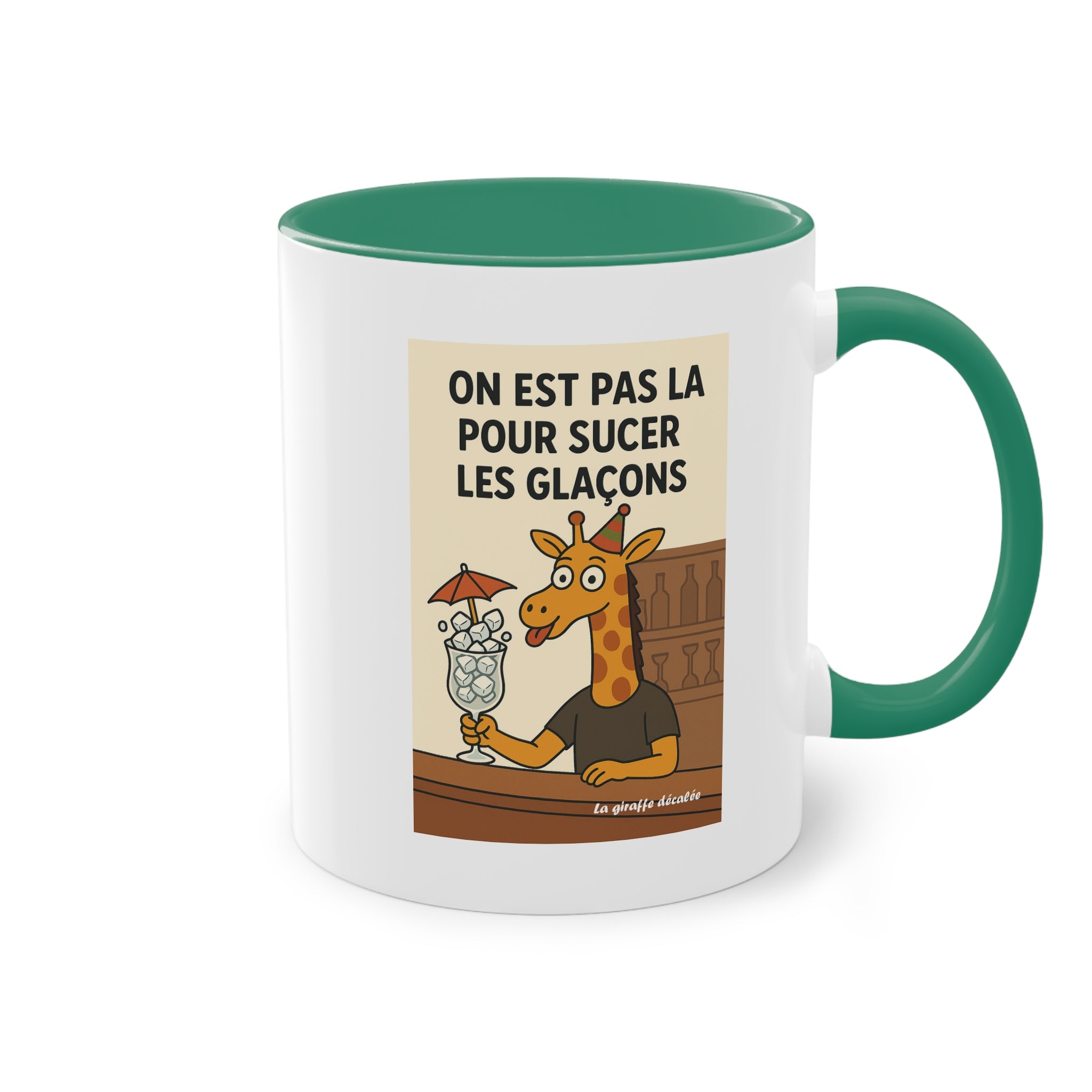 Coffee Mug, "SUCER LES GLACONS"