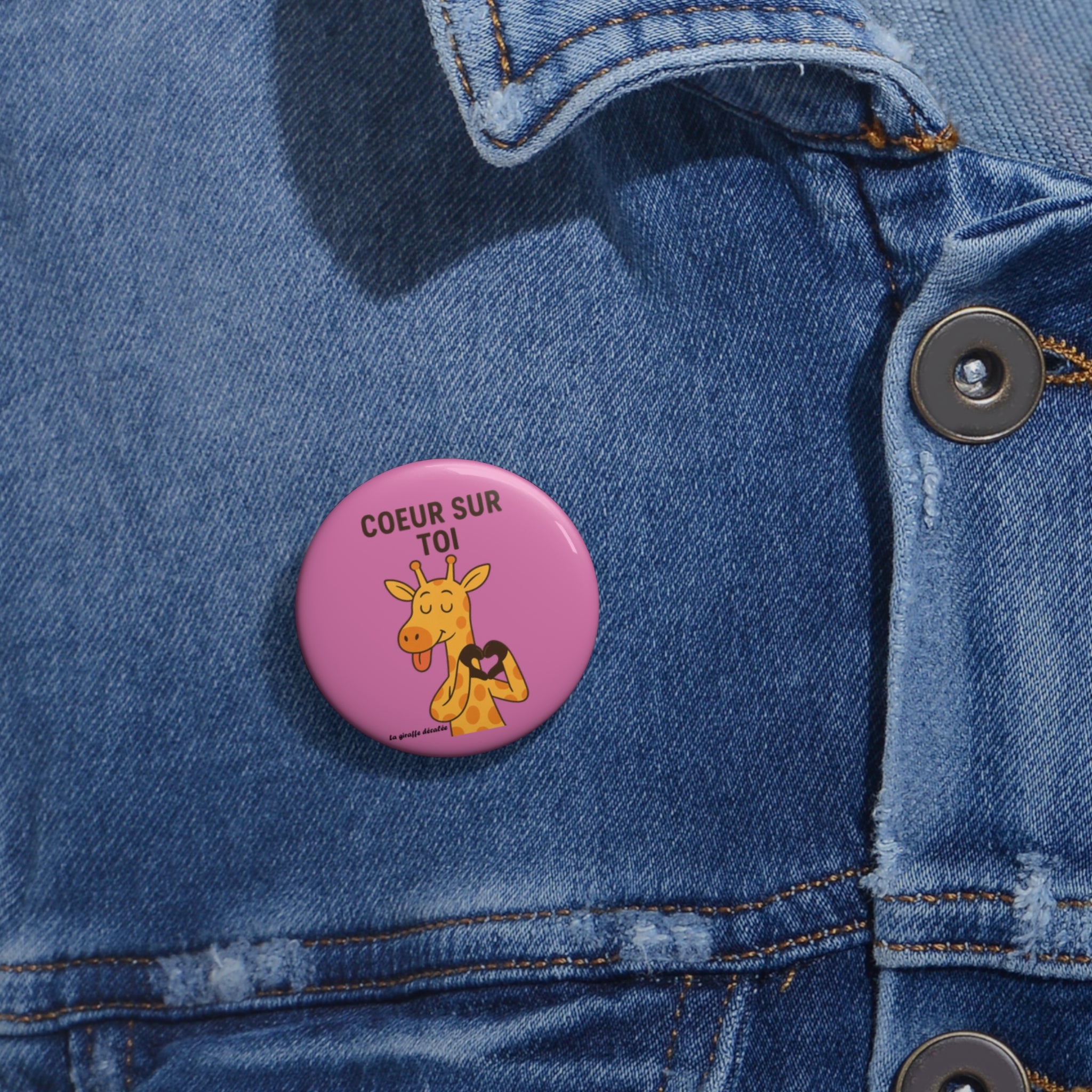 Pin Buttons "COEUR SUR TOI 2"
