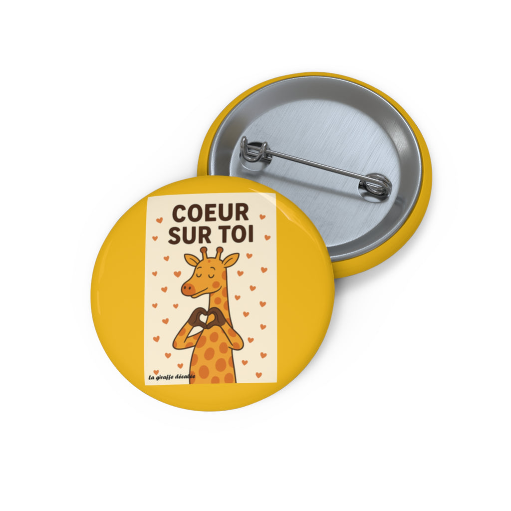 Pin Buttons "COEUR SUR TOI 1"