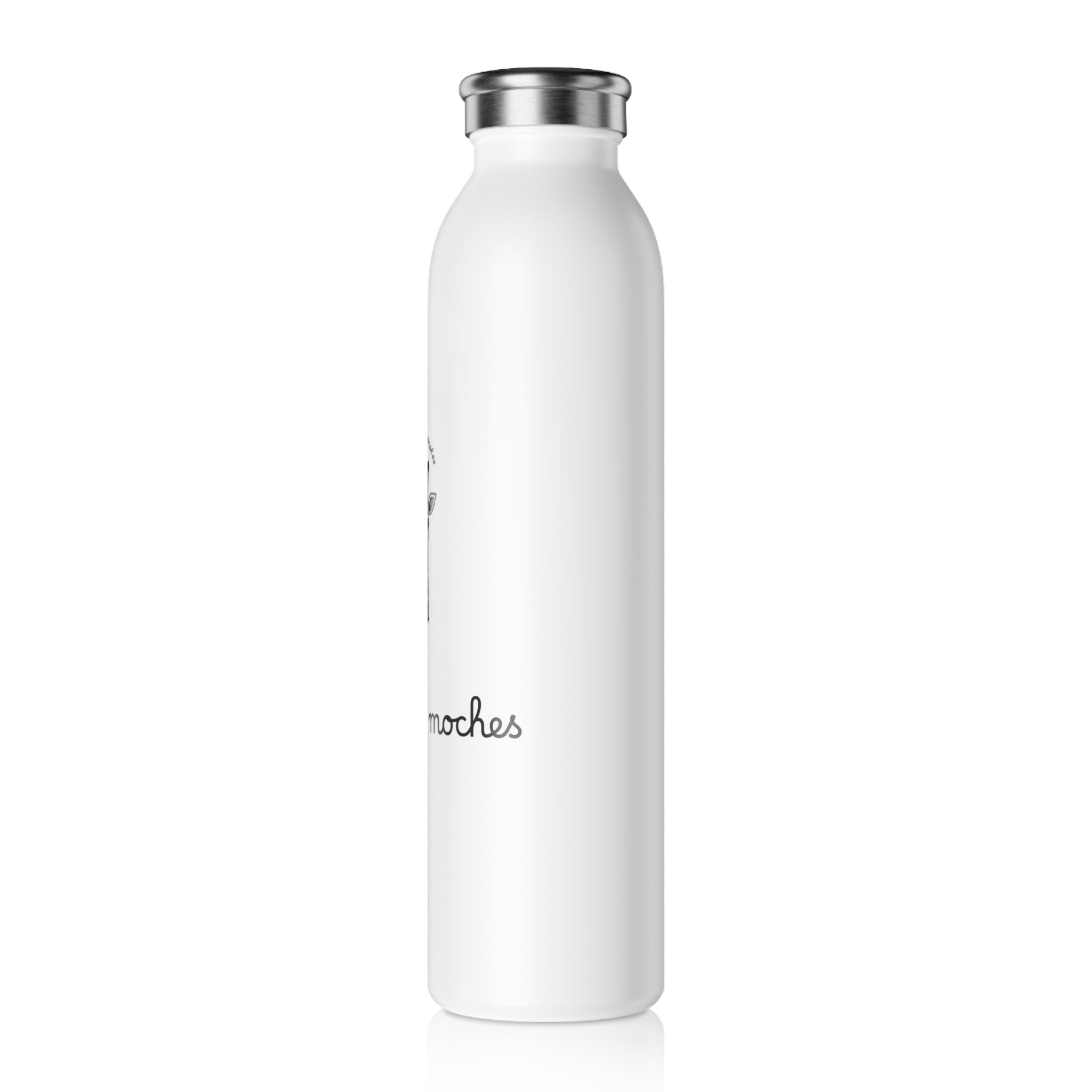 Slim Water Bottle "SALUT LES MOCHES"