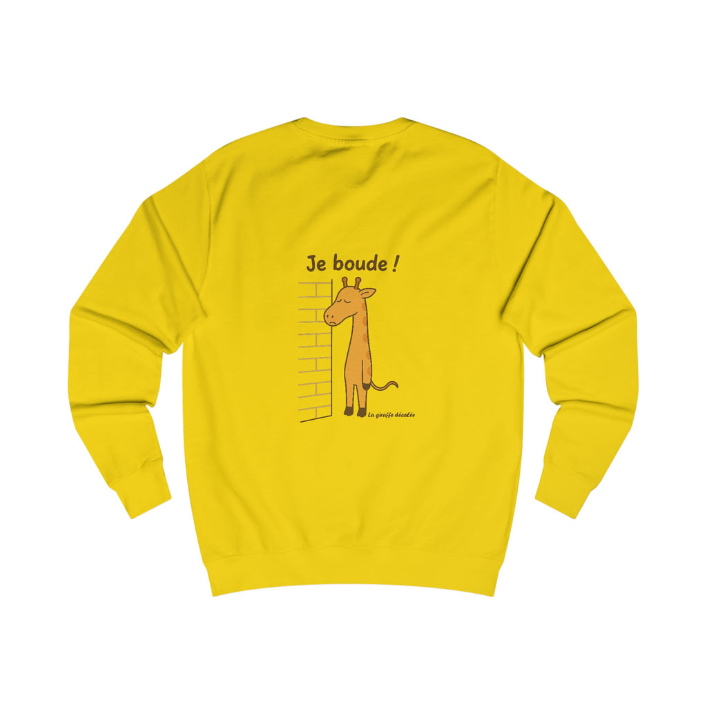 Unisex Sweatshirt "JE BOUDE"