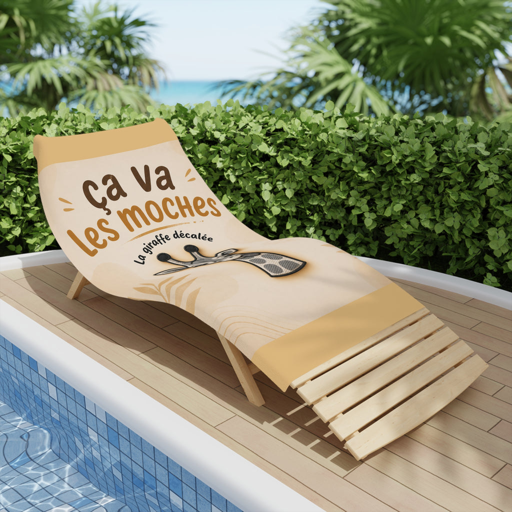 SERVIETTE DE PLAGE "CA VA LES MOCHES"