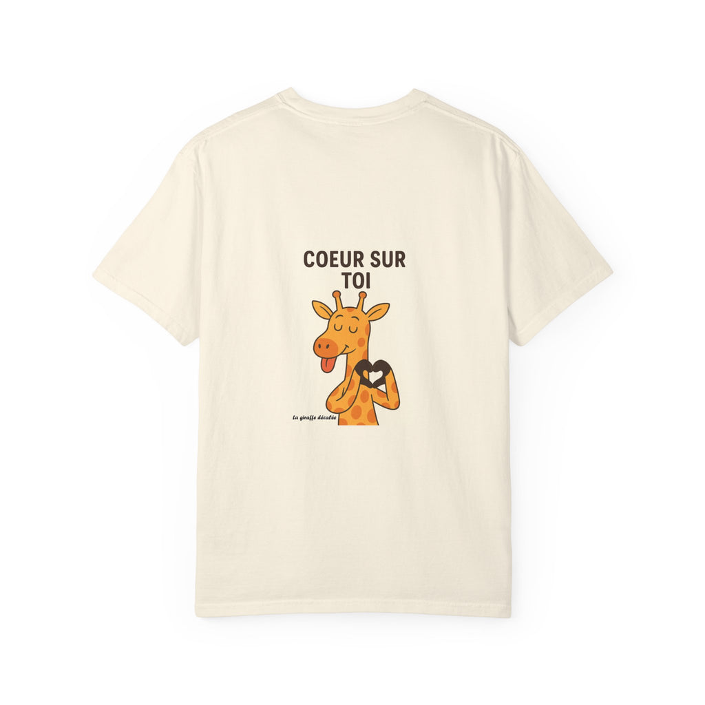 Unisex T-shirt "COEUR SUR TOI"