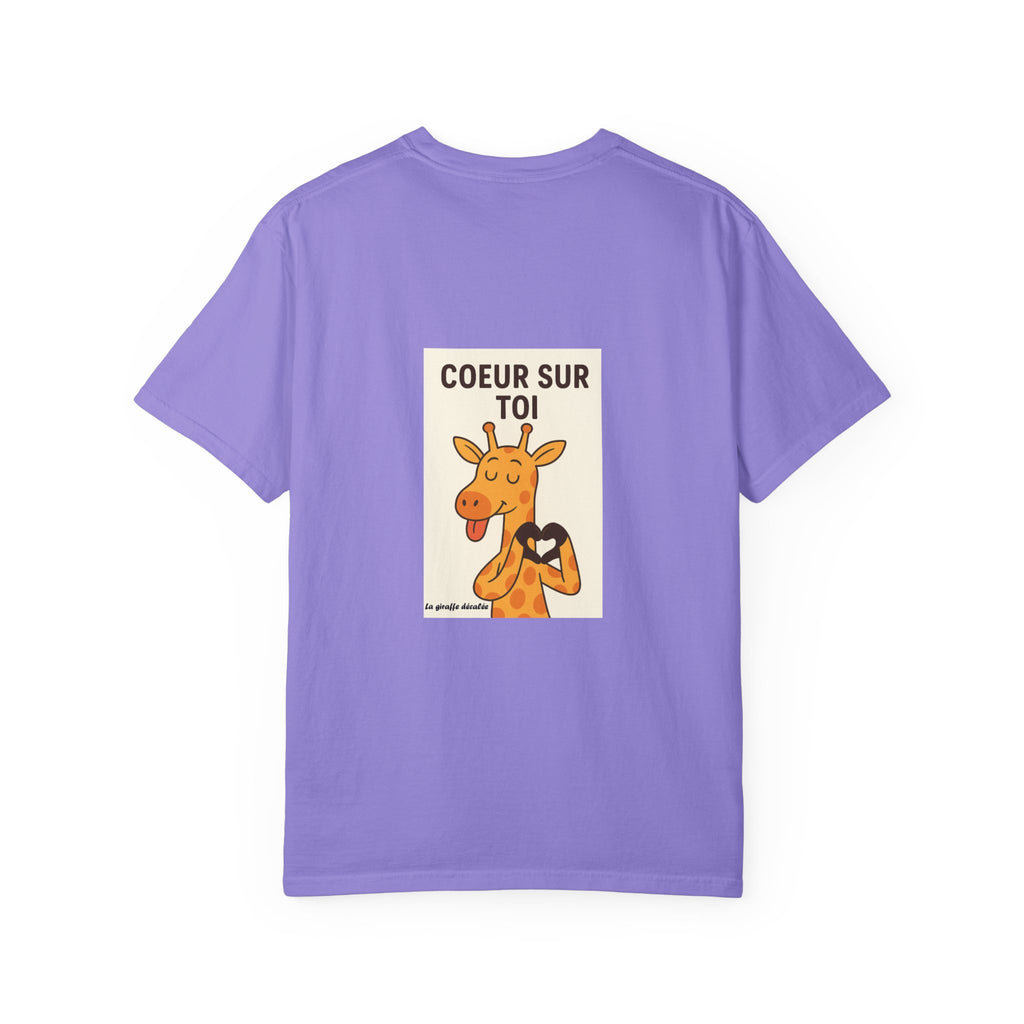 Unisex T-shirt "COEUR SUR TOI"