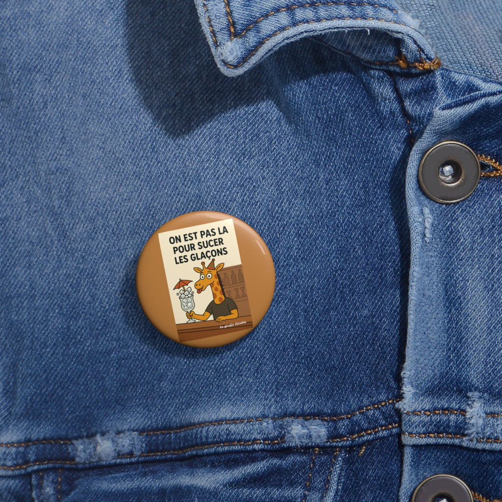 Pin Buttons "SUCER LES GLACONS"
